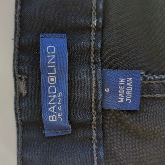 Bandolino Tatyana Denim Classic Capri Cropped Jeans 6 Blue - Picture 3 of 13